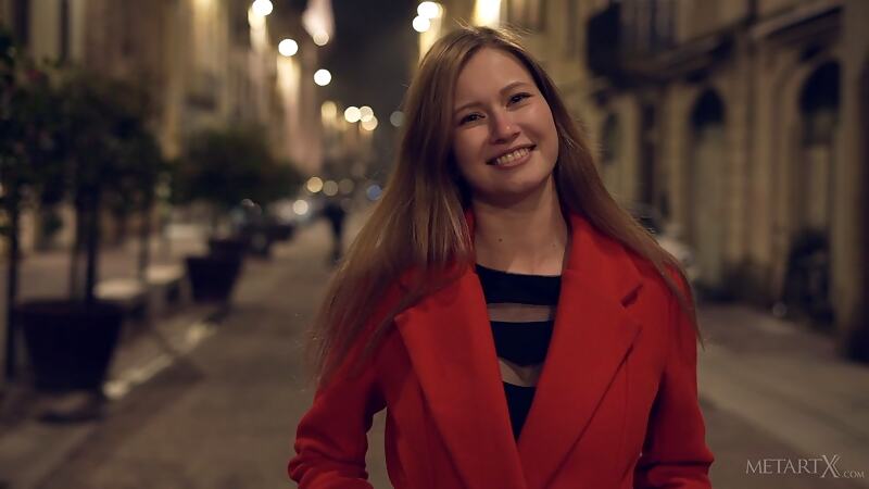 Stella Cardo in The Red Coat 2 by MetartX big boobs